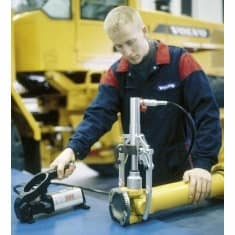 Man med expressavdragare